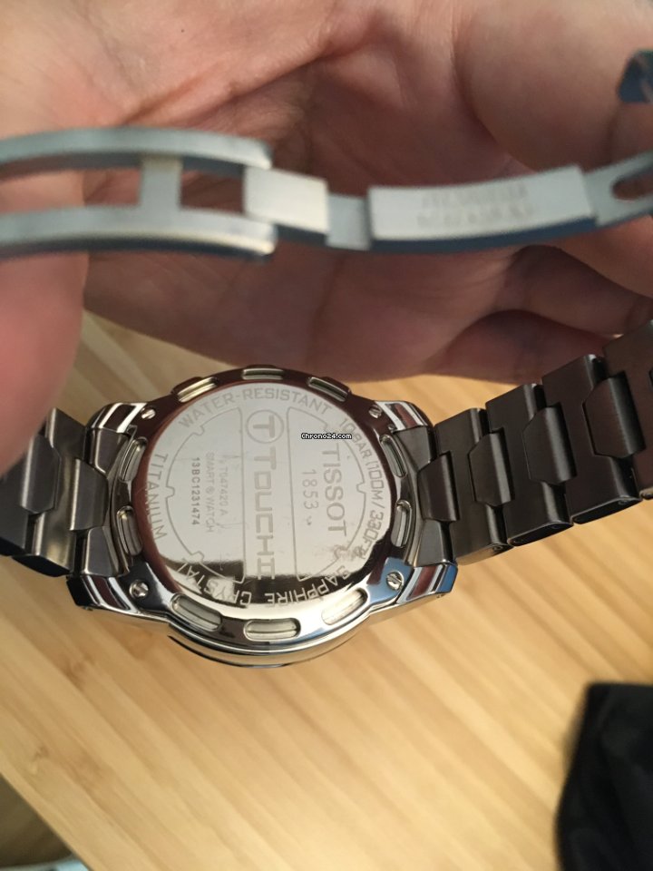 Tissot T-Touch II Mens watch Unisex Quartz Titanium T047.420.44.207.00 6