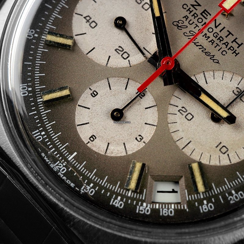 Zenith El Primero Chronograph Mens watch Unisex Automatic Steel A385 6