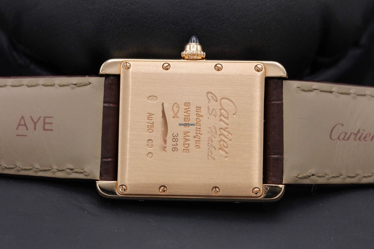 Cartier Tank Louis Cartier Rose gold WGTA001 6
