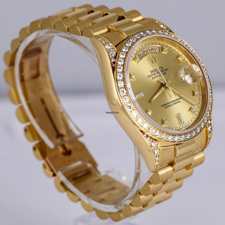 Rolex Day-Date 36 Mens watch Unisex Yellow gold Automatic 18388 6