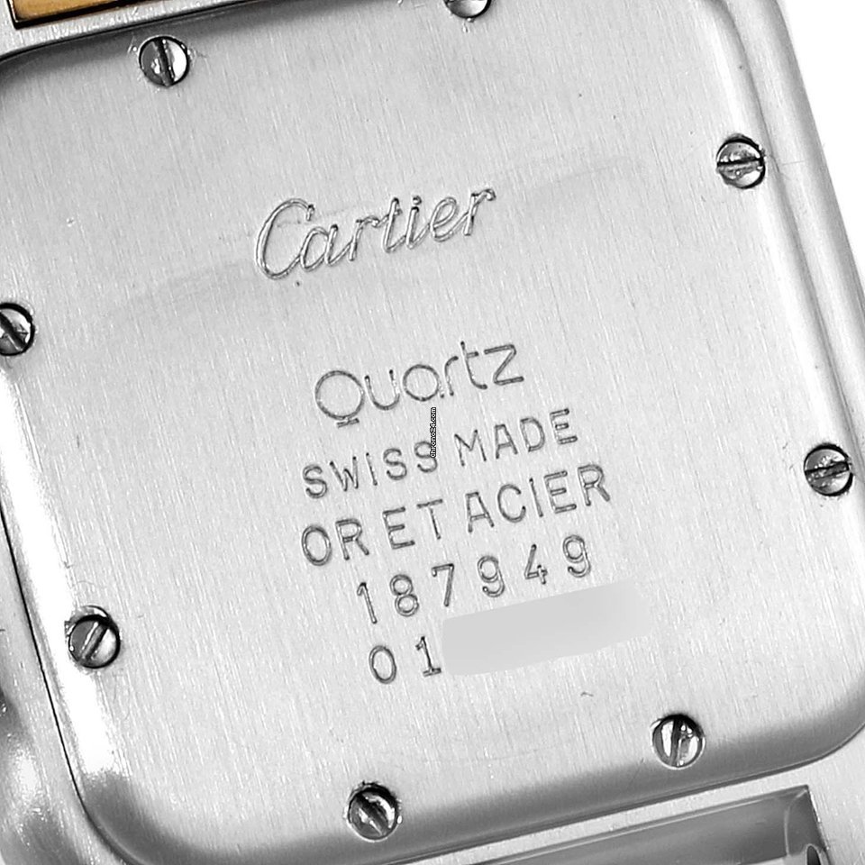 Cartier Panthere Mens watch Unisex Quartz Gold Steel W25028B8 6