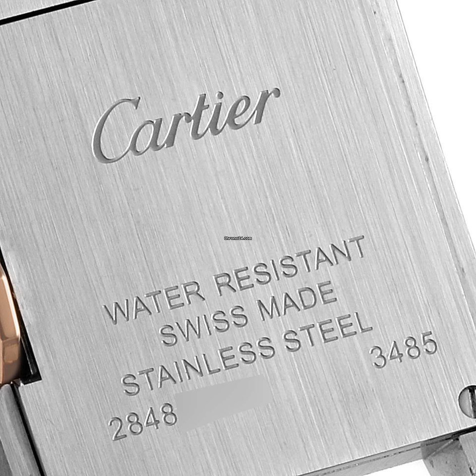 Cartier Tank Anglaise Womens watch Quartz Gold Steel W5310036 6