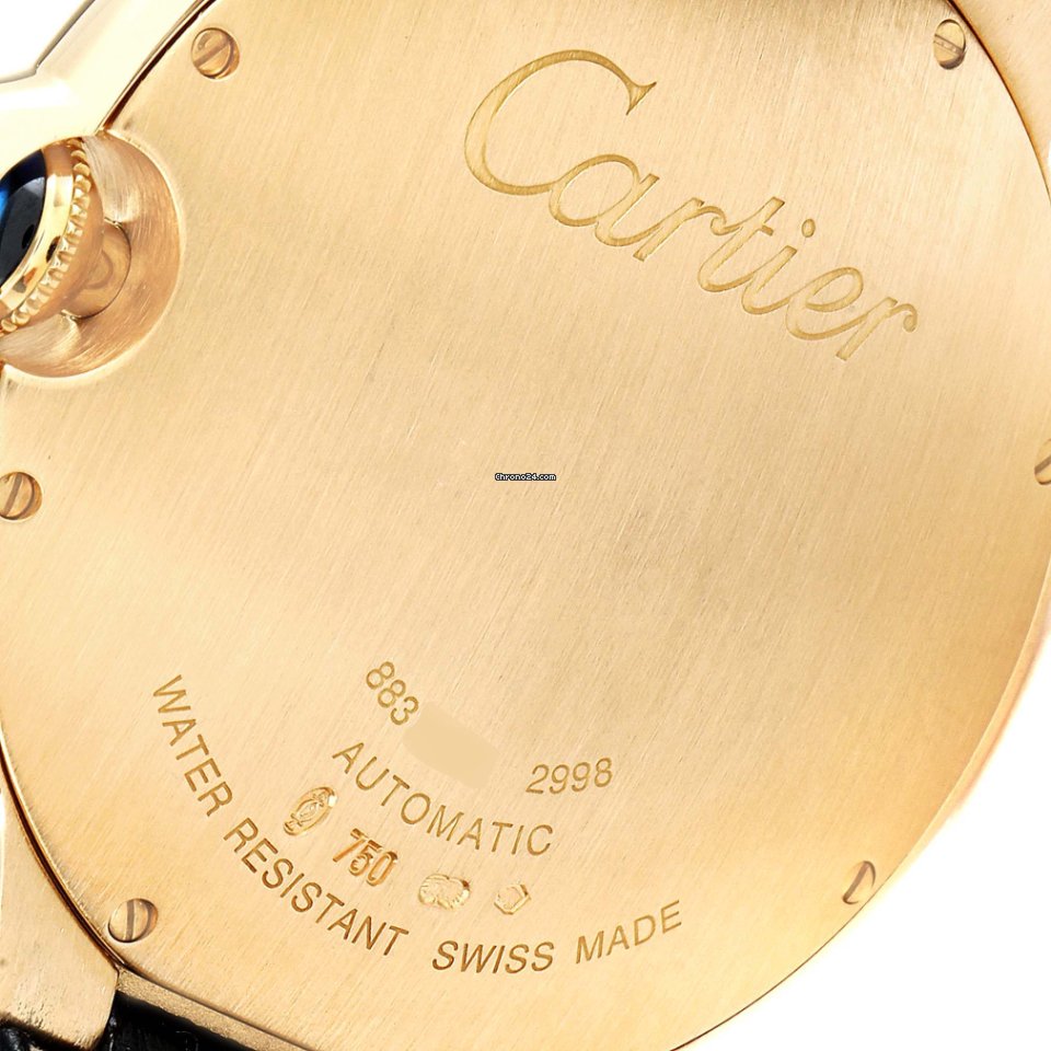 Cartier Ballon Bleu 42mm Mens watch Unisex Automatic Yellow gold W6900551 6