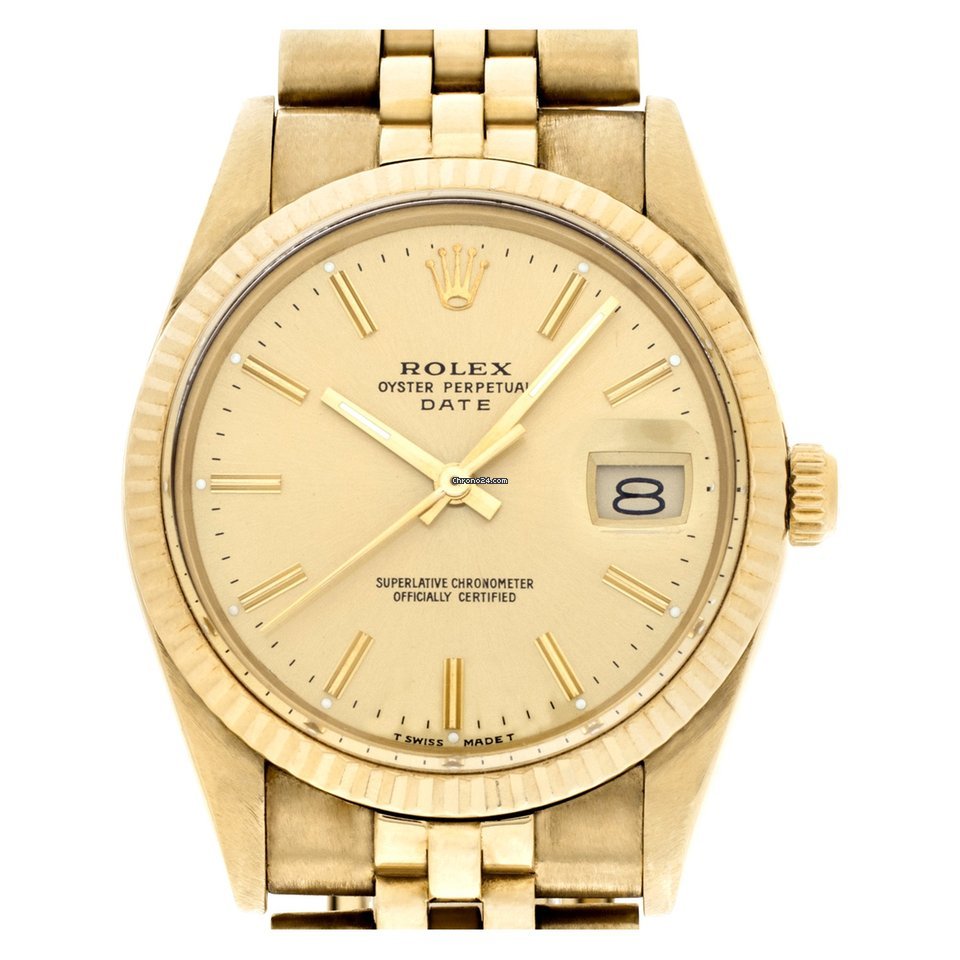 Rolex Oyster Perpetual Date Mens watch Unisex Automatic 15037 6