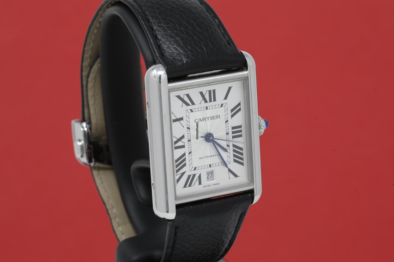 Cartier Tank Mens watch Unisex Automatic Steel WSTA0040 6