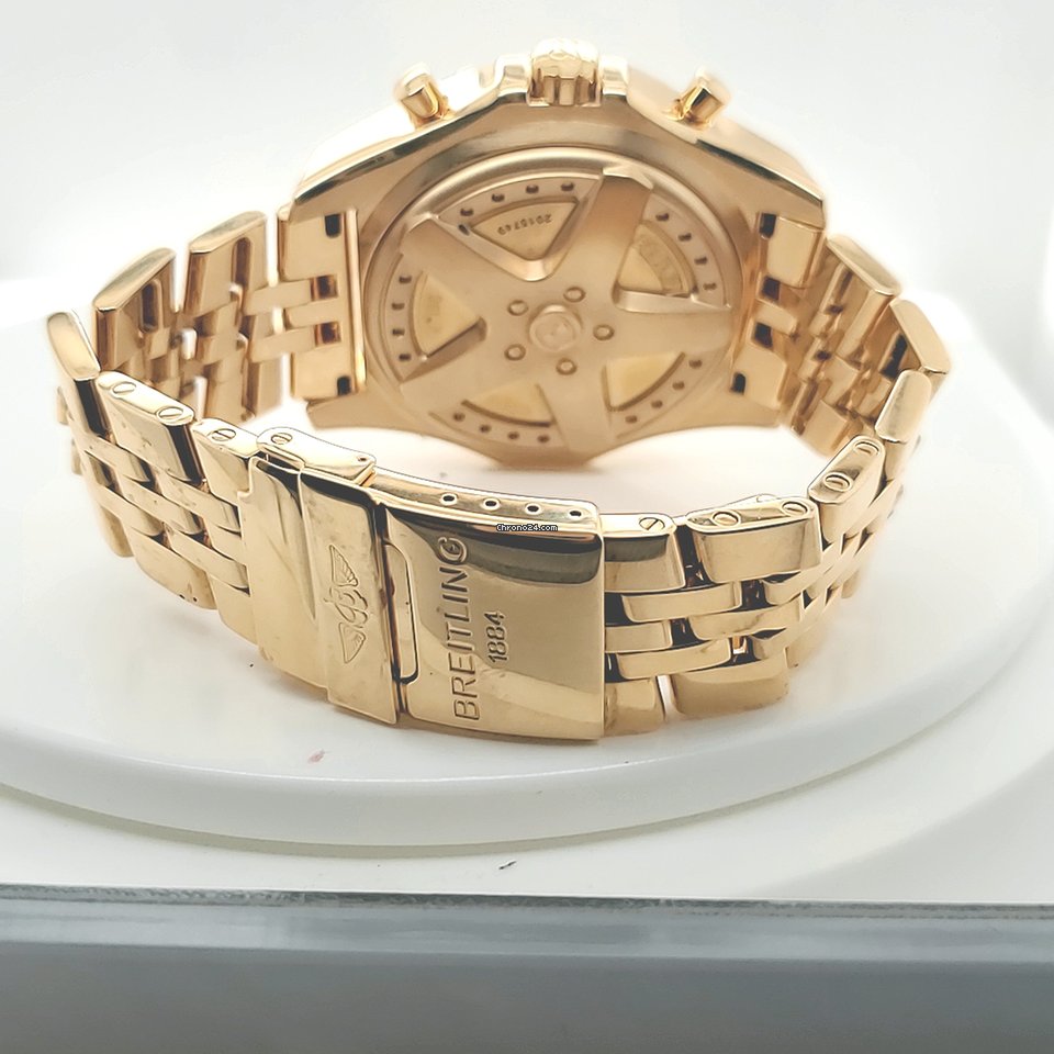 Breitling Bentley 6.75 Mens watch Unisex Automatic Yellow gold K44362 6