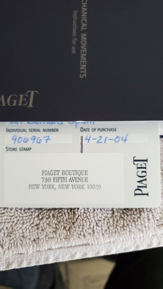Piaget Emperador Mens watch Unisex Manual winding Rose gold P10107 6