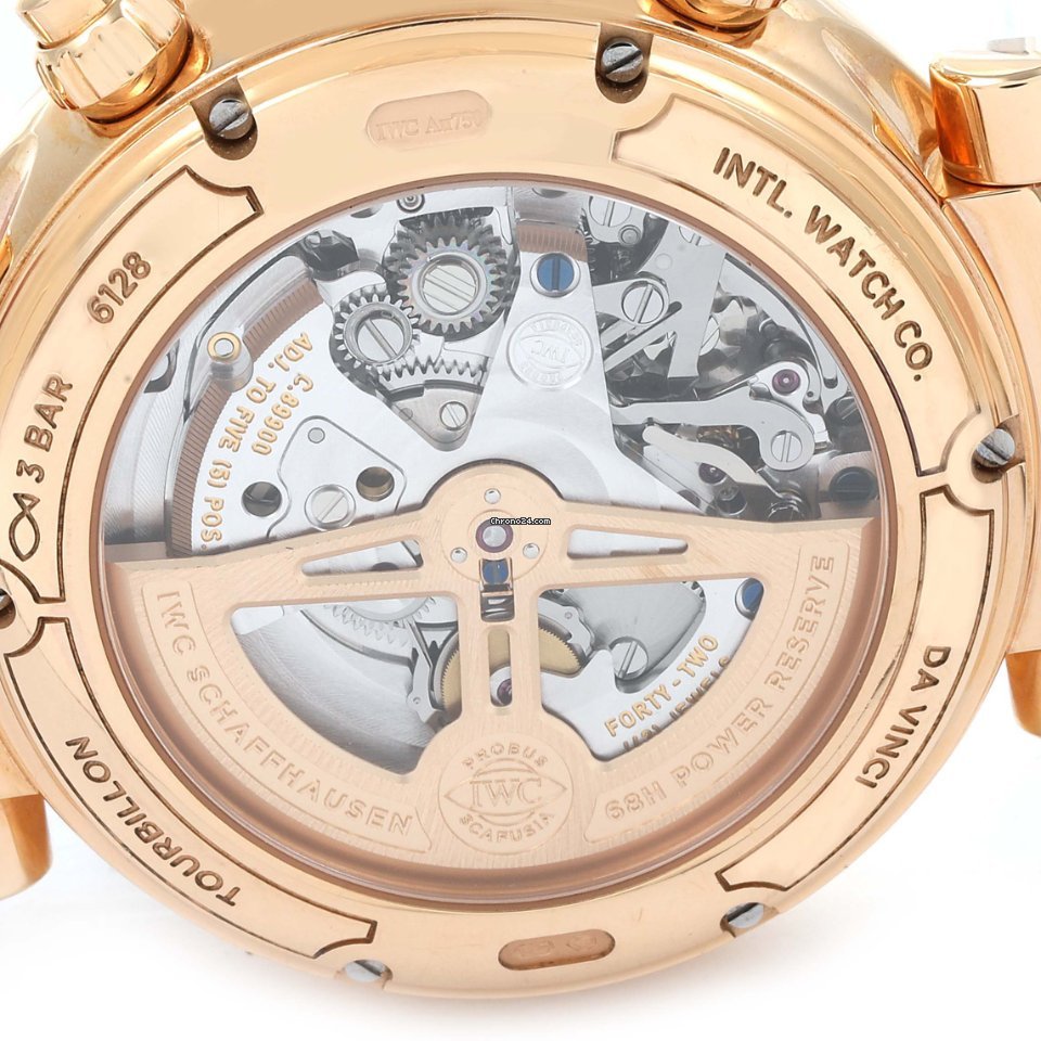 IWC Da Vinci Chronograph Mens watch Unisex Automatic Rose gold IW393101 6