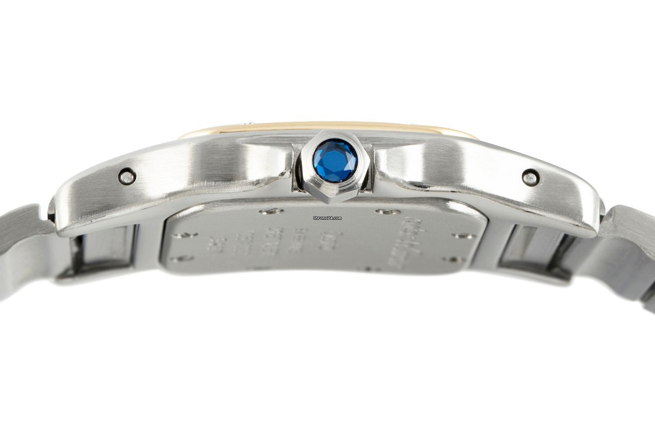 Cartier Santos Galbee Womens watch Quartz Gold Steel 1057930 6