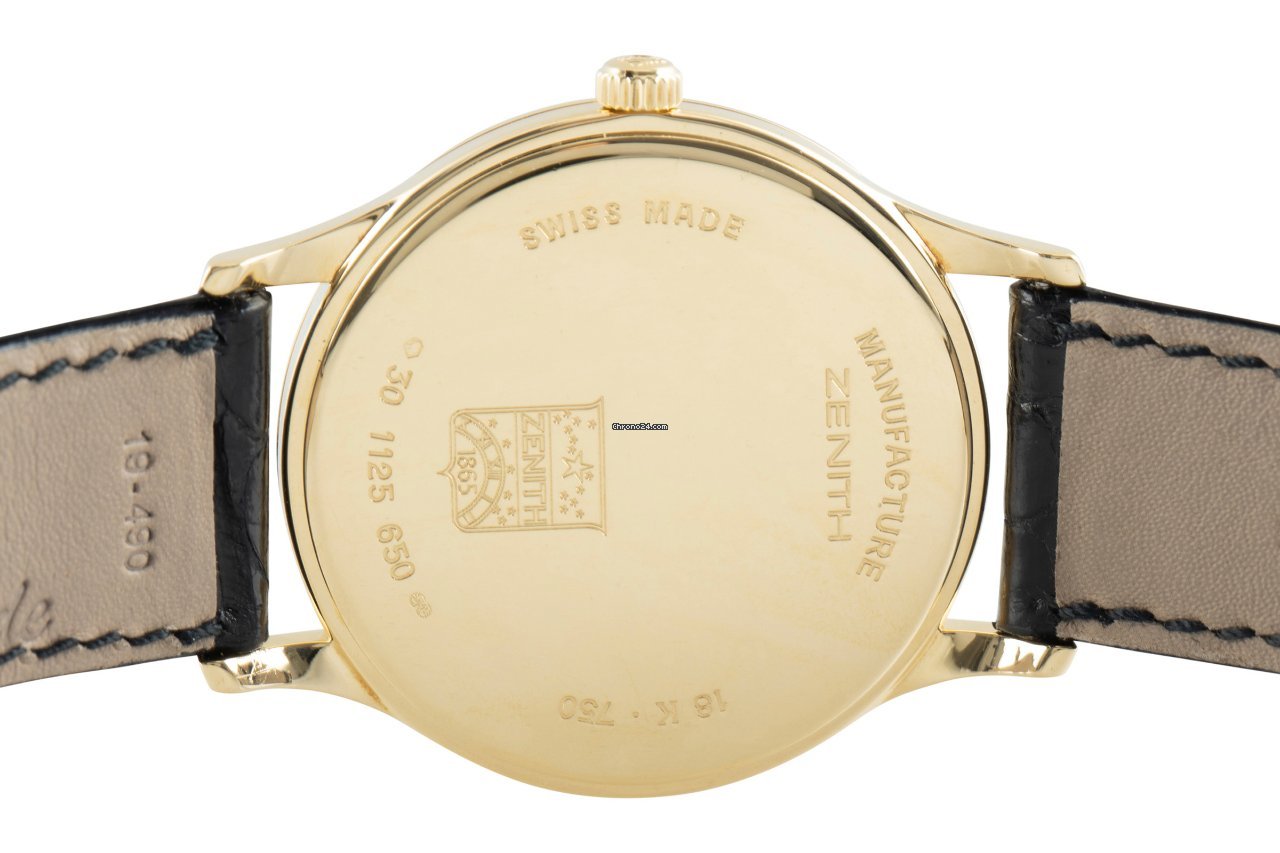 Zenith Elite Mens watch Unisex Manual winding Yellow gold 30.1125.650 6