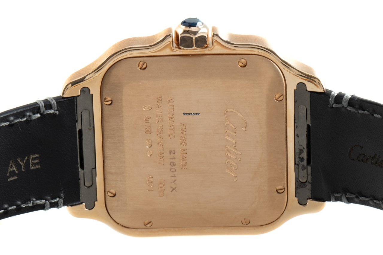 Cartier Santos Mens watch Unisex Automatic Red gold WGSA0011 6