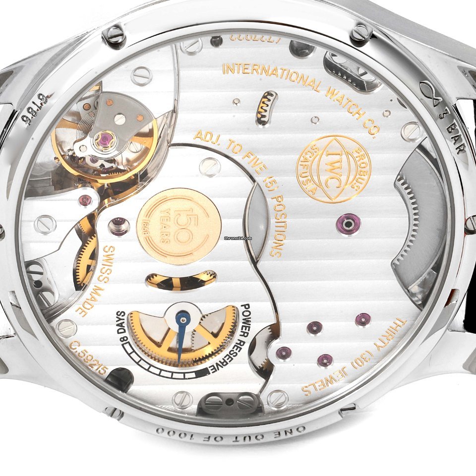 IWC Portuguese Hand-Wound Mens watch Unisex Manual winding Steel IW510212 6