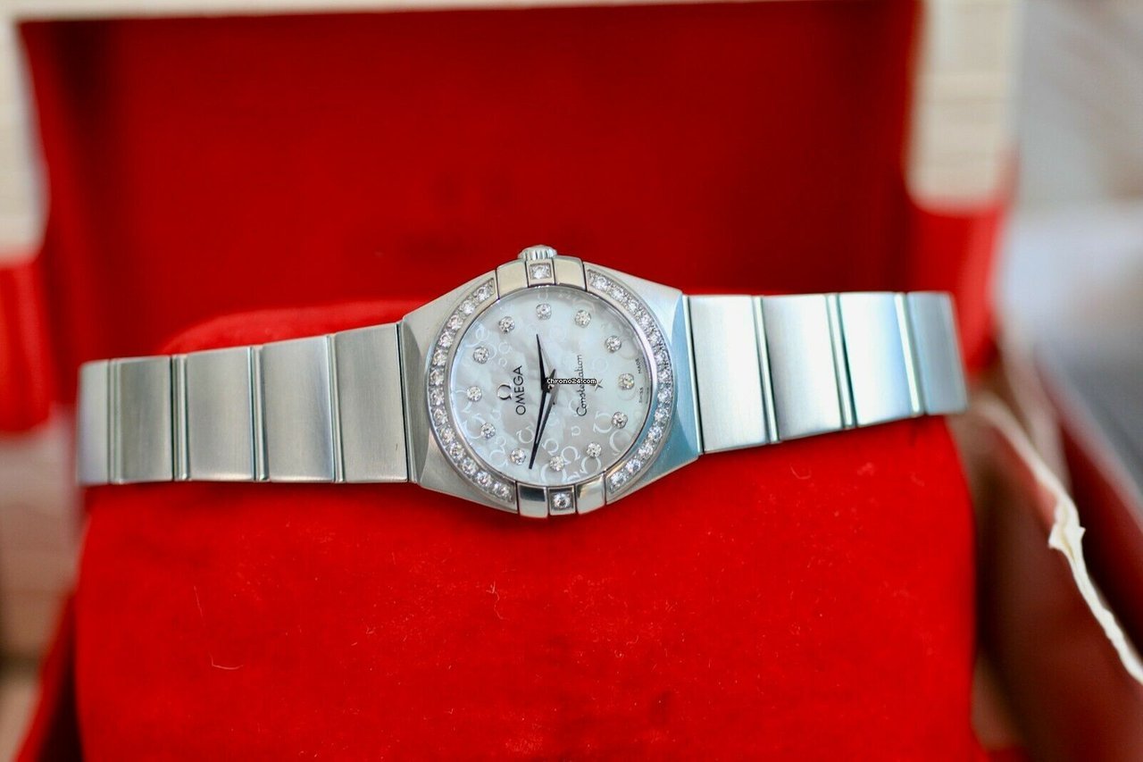 Omega Constellation Quartz Womens watch Quartz Steel 123.15.24.60.55.005 6