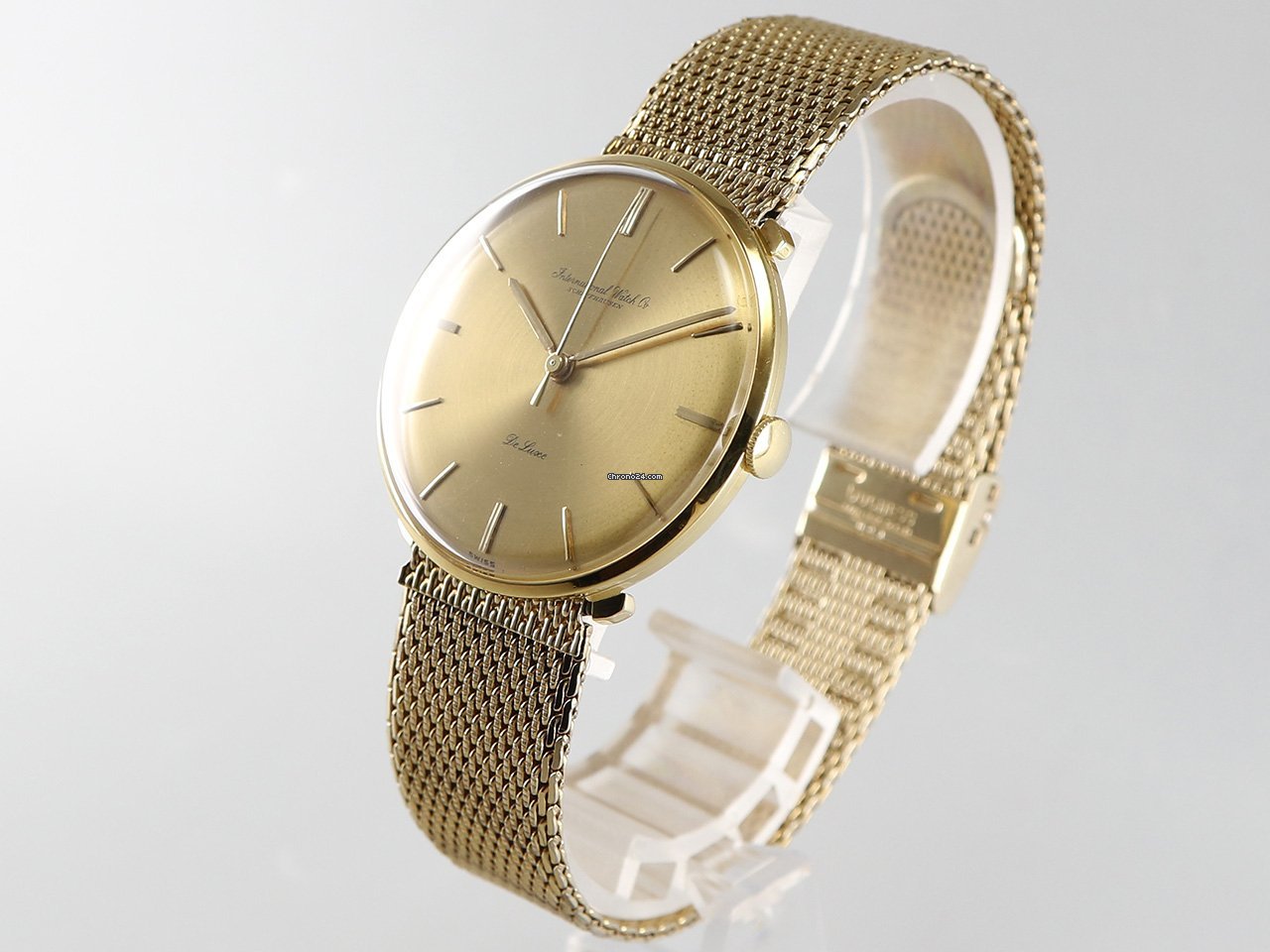 IWC Mens watch Unisex Manual winding Yellow gold 1210 6