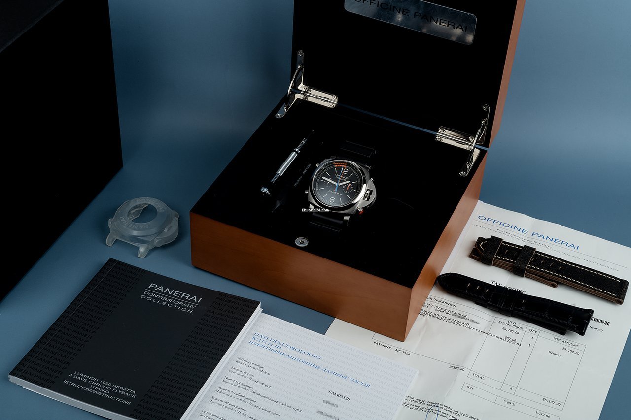 Panerai Luminor 1950 Regatta 3 Days Chrono Flyback Automatic Titanium PAM00526 6