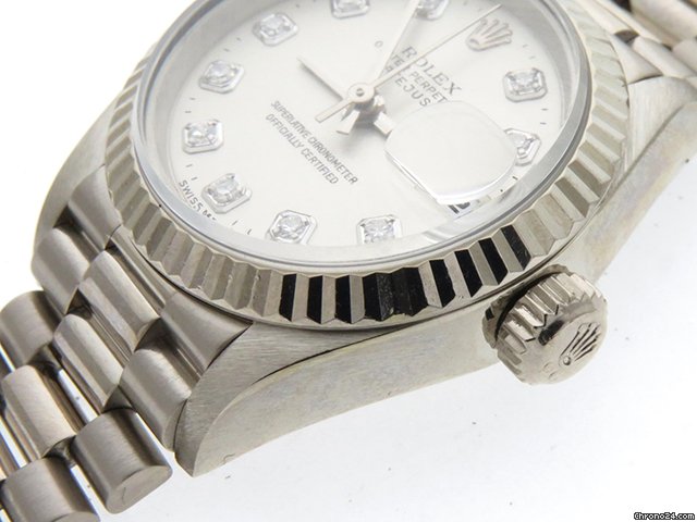 Rolex Lady-Datejust Womens watch White gold Automatic 69179G 6