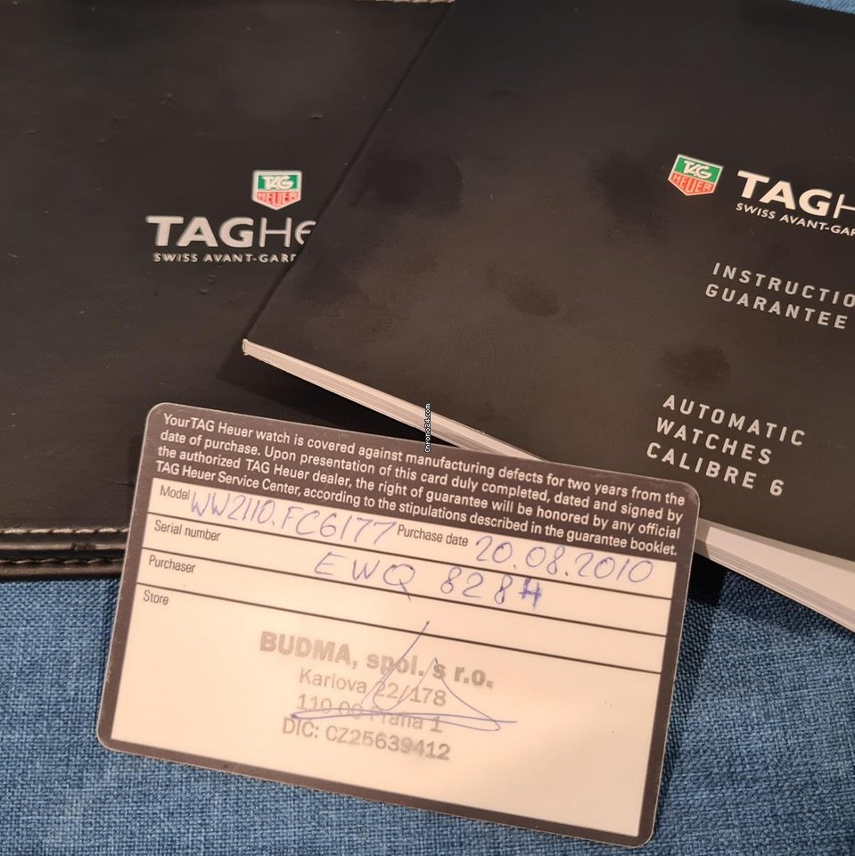 TAG Heuer Monaco Calibre 6 Mens watch Unisex Automatic Steel WW2110.FC6177 6