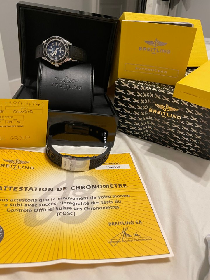 Breitling Superocean 42 Mens watch Unisex Automatic Steel A1736402 BA28 6