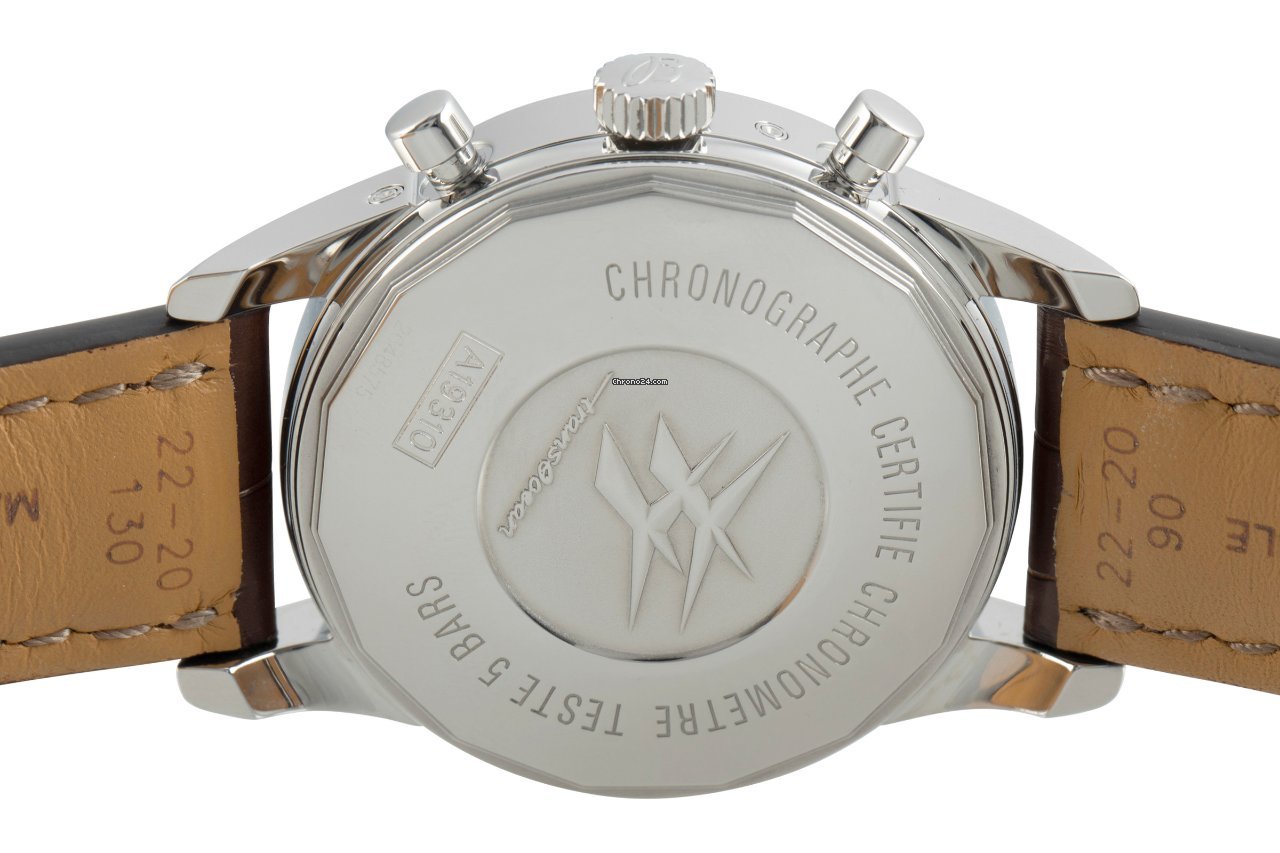 Breitling Transocean Chronograph Mens watch Unisex Automatic Steel A19310 6