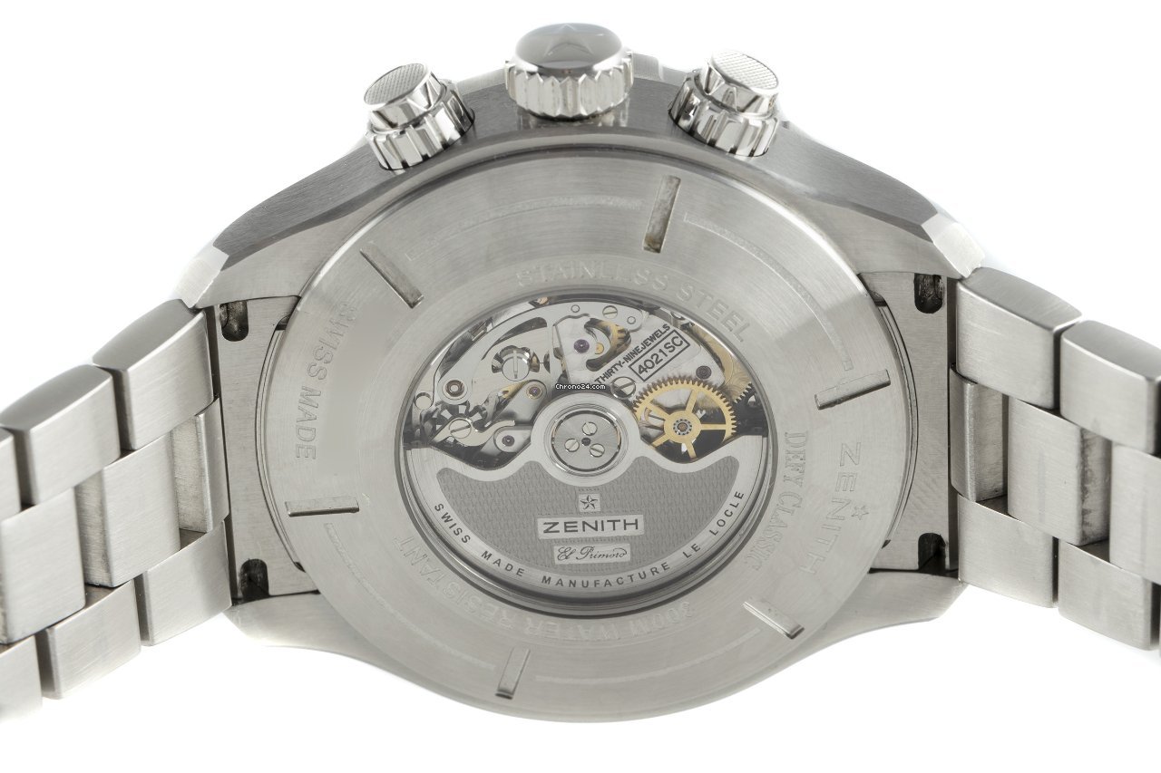 Zenith Defy El Primero Mens watch Unisex Automatic Steel 03.0526.4021 6