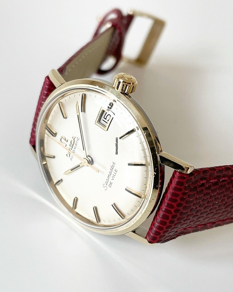 Omega Seamaster DeVille Mens watch Unisex Automatic Gold Steel 14770 62 SC 6