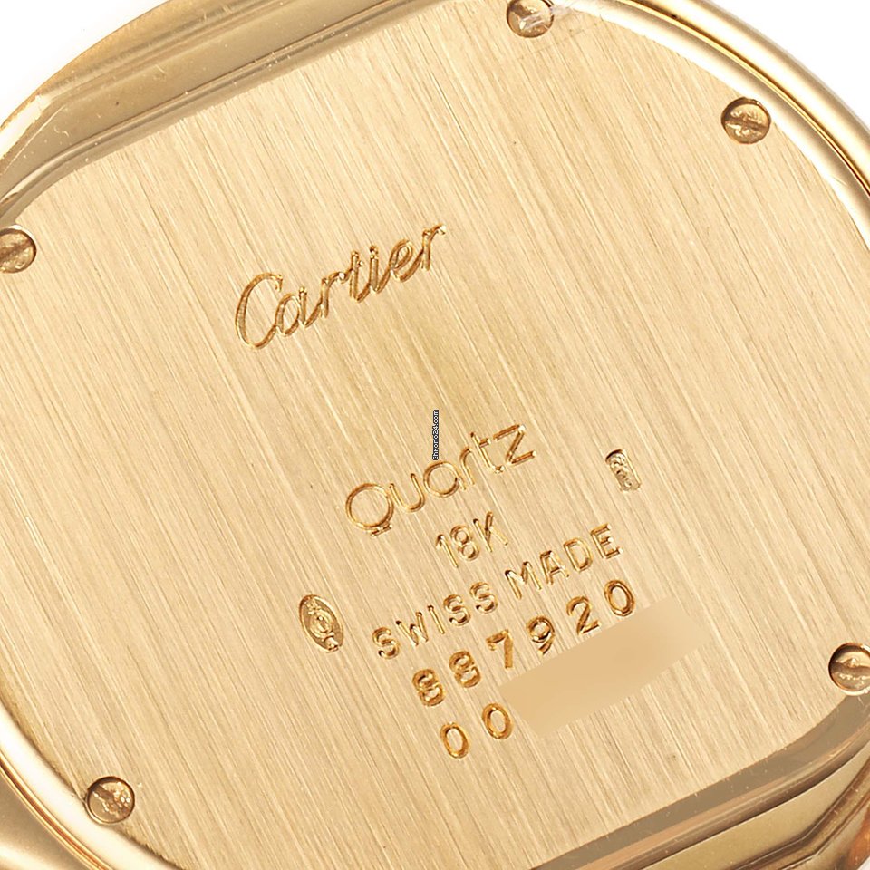 Cartier Cougar Mens watch Unisex Quartz Yellow gold 887904 6