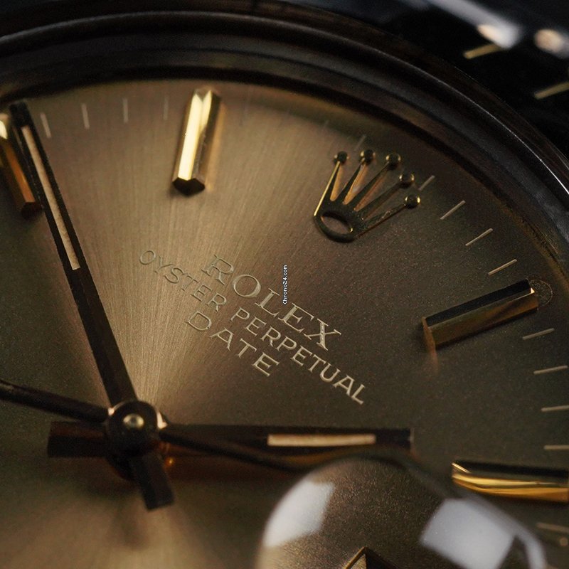 Rolex Oyster Perpetual Date Mens watch Unisex Steel Automatic 1500 3 6