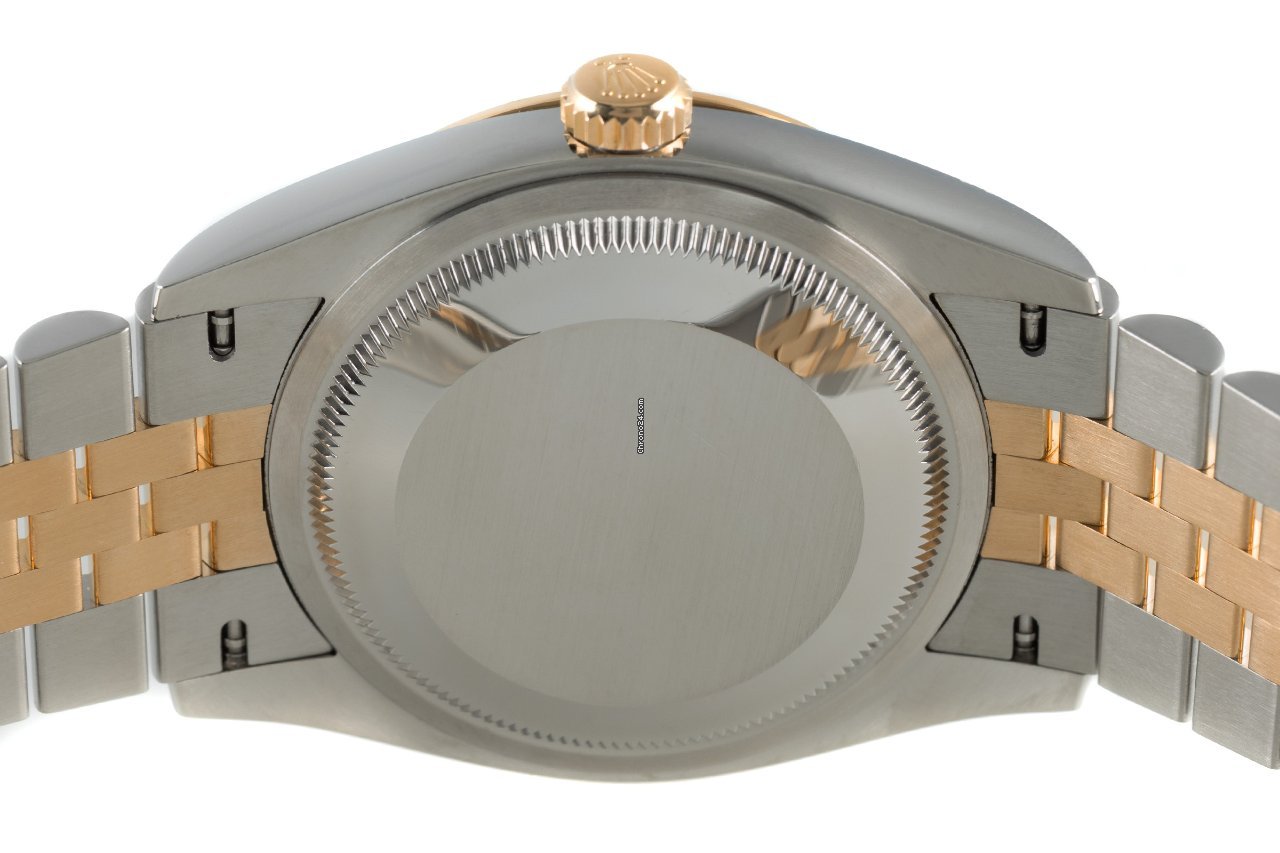 Rolex Datejust 36 Mens watch Unisex Gold Steel Automatic 126233 6