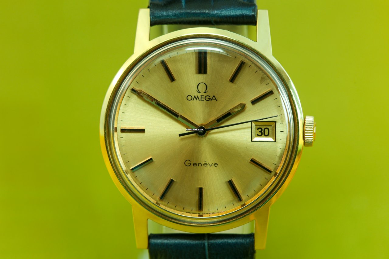 Omega Geneve Mens watch Unisex Manual winding Gold Steel 166.0117 6