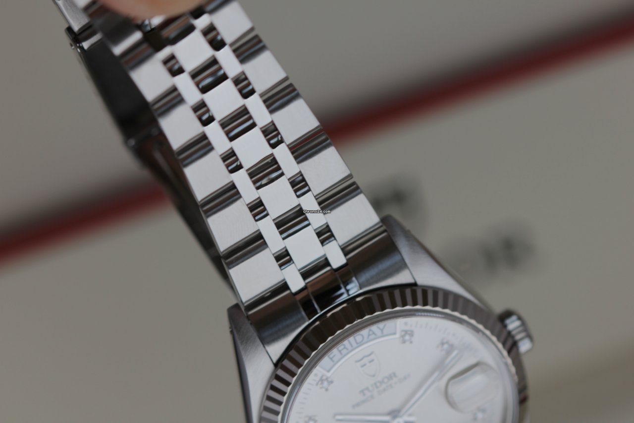 Tudor Prince Date Mens watch Unisex Automatic Steel 76214 Diamonds dial 6