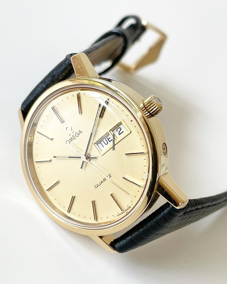 Omega Seamaster Mens watch Unisex Quartz Yellow gold 196.0161 6