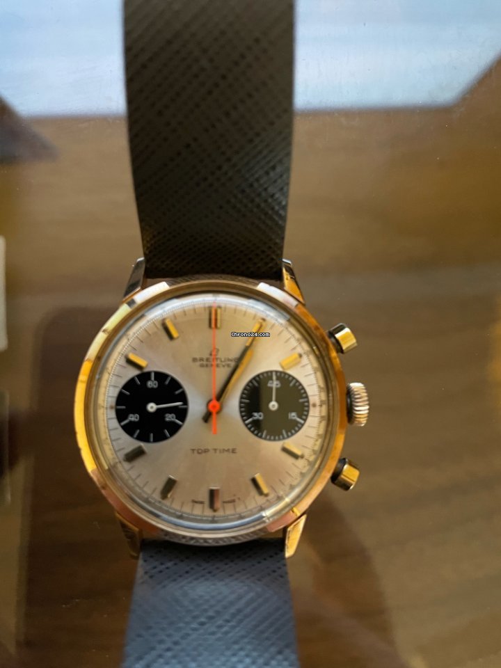 Breitling Top Time Mens watch Unisex Manual winding Gold Steel 2000-33 6