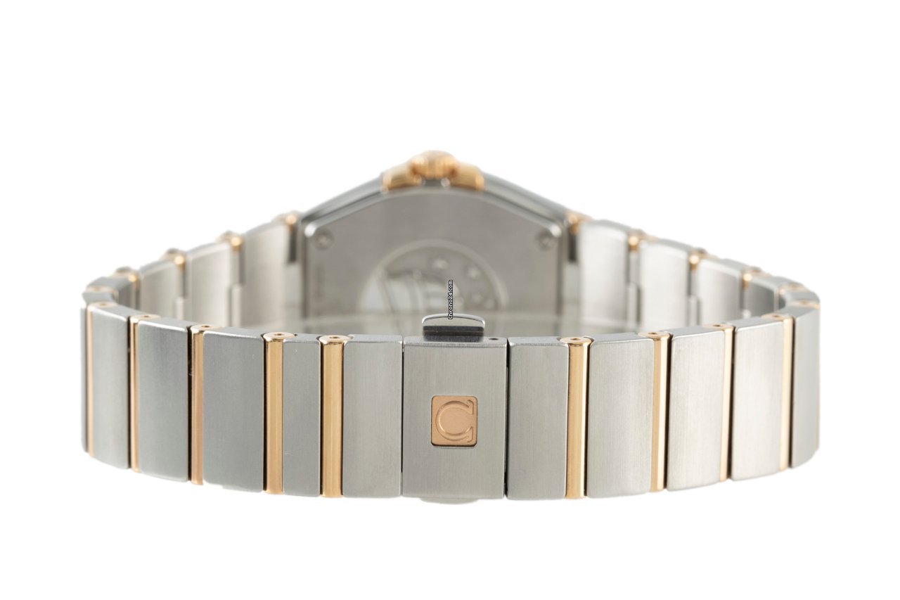 Omega Constellation Quartz Womens watch Quartz Gold Steel 123.20.27.60.02.001 6