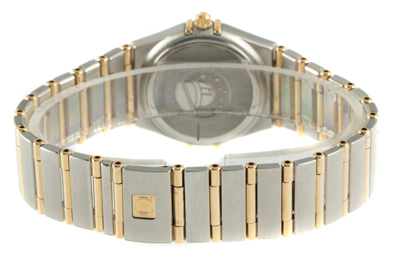 Omega Constellation Quartz Womens watch Quartz Gold Steel 1272.30.00 6