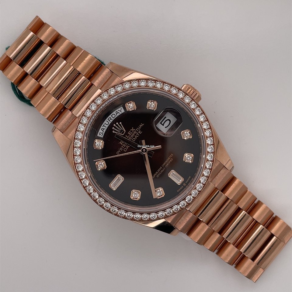 Rolex Day-Date 36 Mens watch Unisex Rose gold Automatic 128349RBR 6