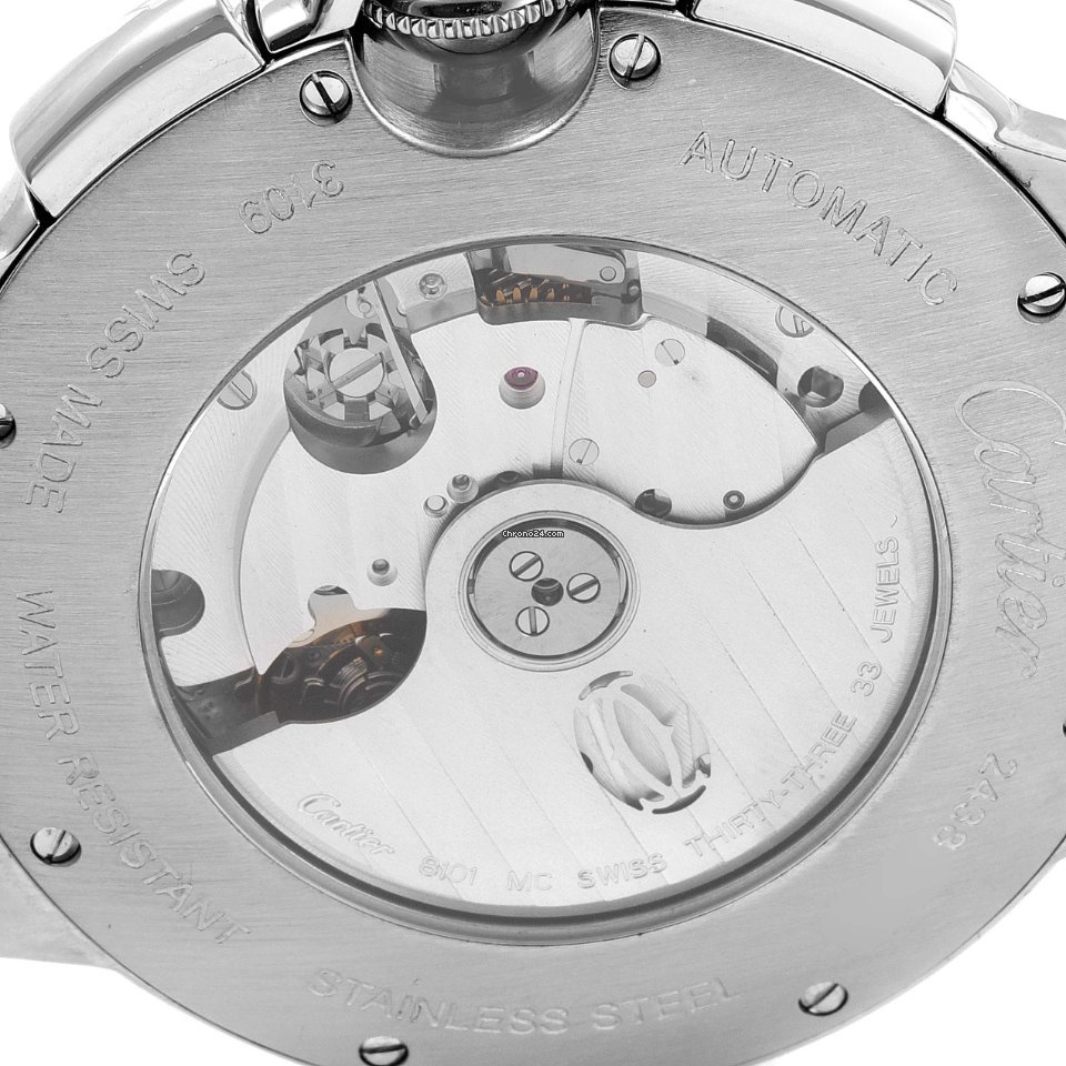 Cartier Ballon Bleu 44mm Mens watch Unisex Automatic Steel W6920077 6