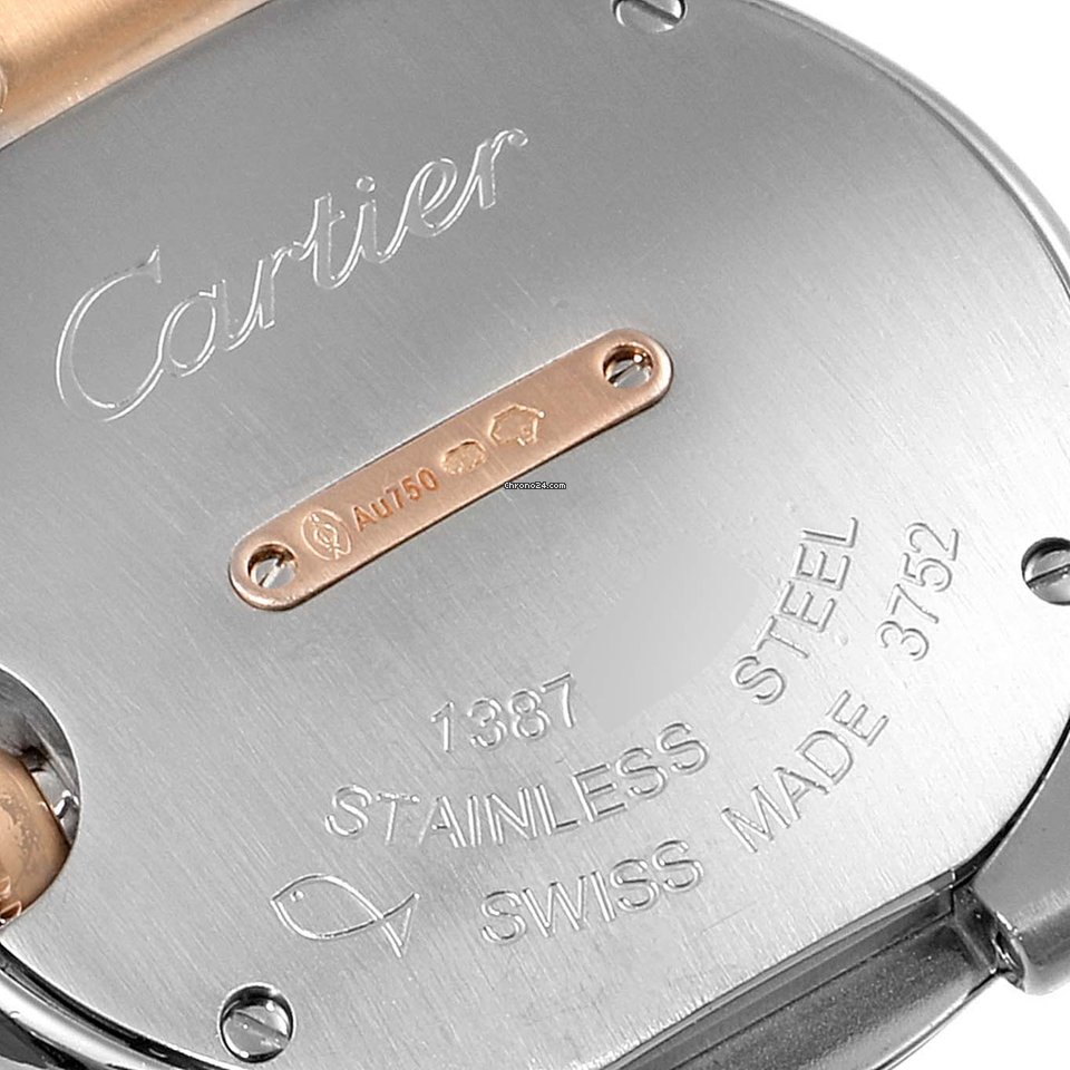 Cartier Ballon Bleu 28mm Womens watch Quartz Gold Steel W3BB0005 6