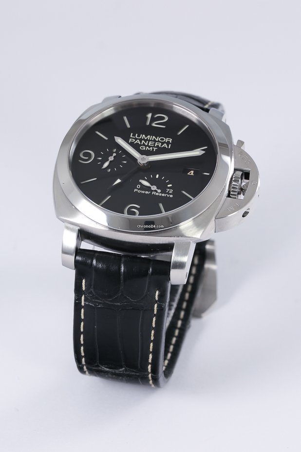 Panerai Luminor 1950 3 Days GMT Power Reserve Automatic Mens watch Unisex Automatic Steel PAM 00321 6