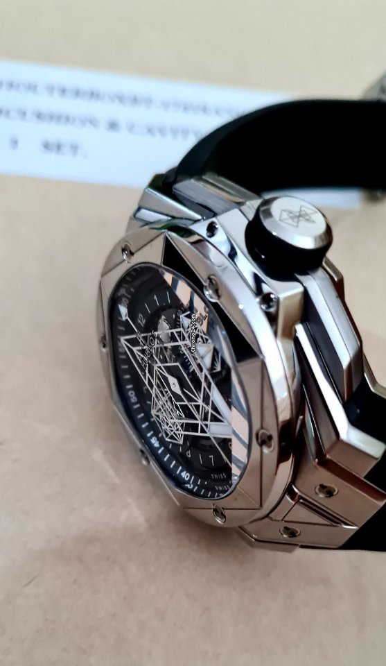 Hublot Big Bang Sang Bleu Mens watch Unisex Automatic Titanium 418.NX.1107.RX.MXM19 6