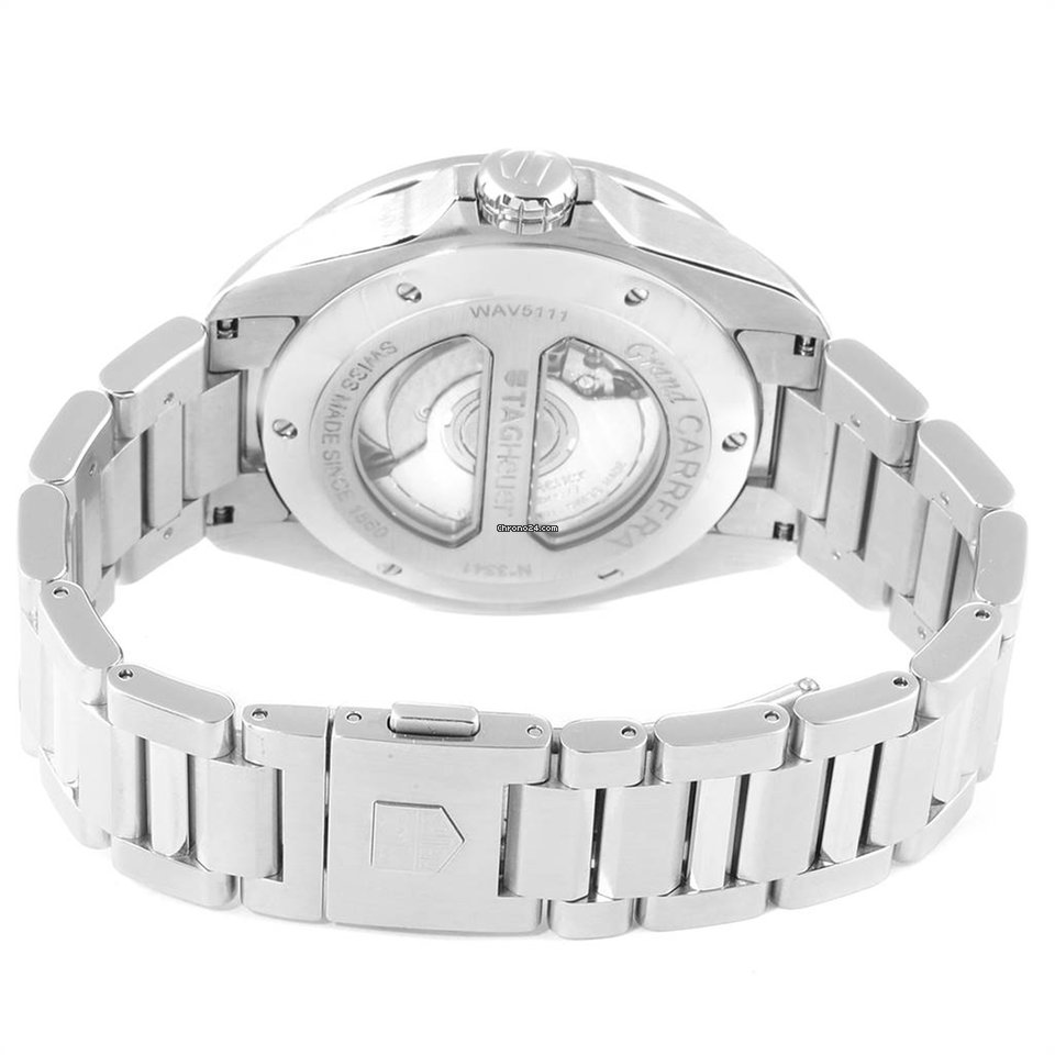 TAG Heuer Grand Carrera Mens watch Unisex Automatic Steel WAV5111.BA0901 6