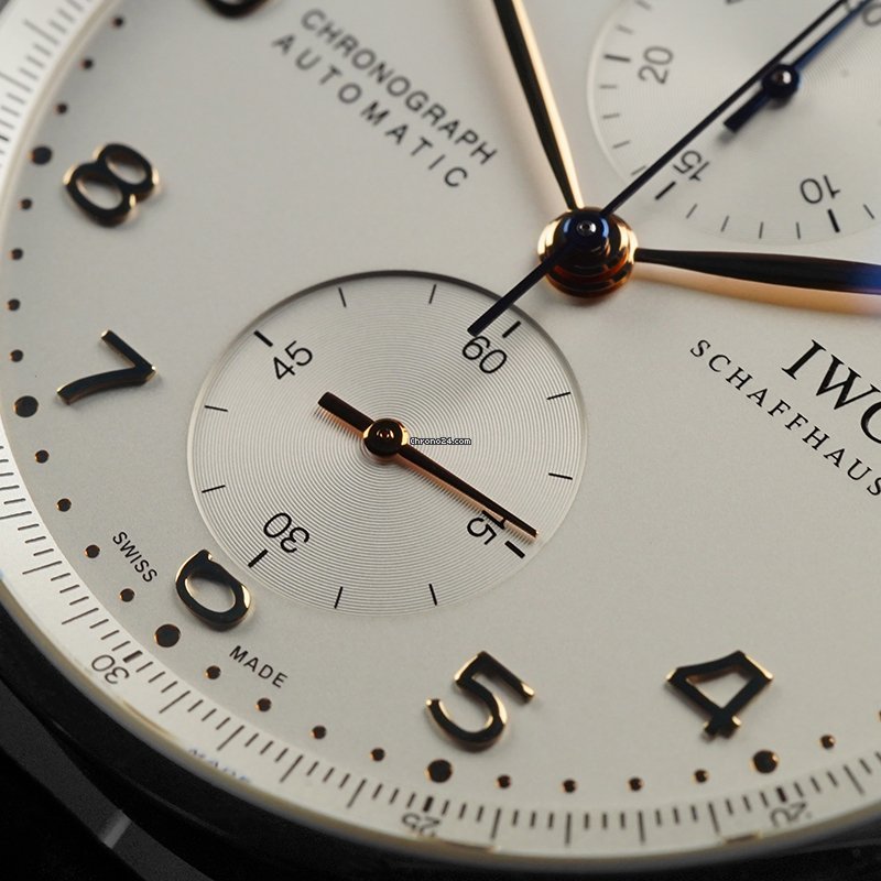 IWC Portuguese Chronograph Mens watch Unisex Steel IW3714-45 6