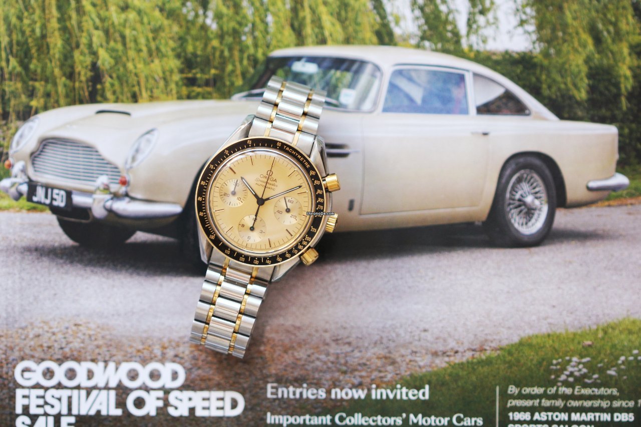 Omega Speedmaster Mens watch Unisex Automatic Gold Steel 3310.10 6