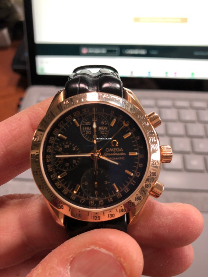 Omega Speedmaster Day Date Mens watch Unisex Automatic Rose gold 1750084 6