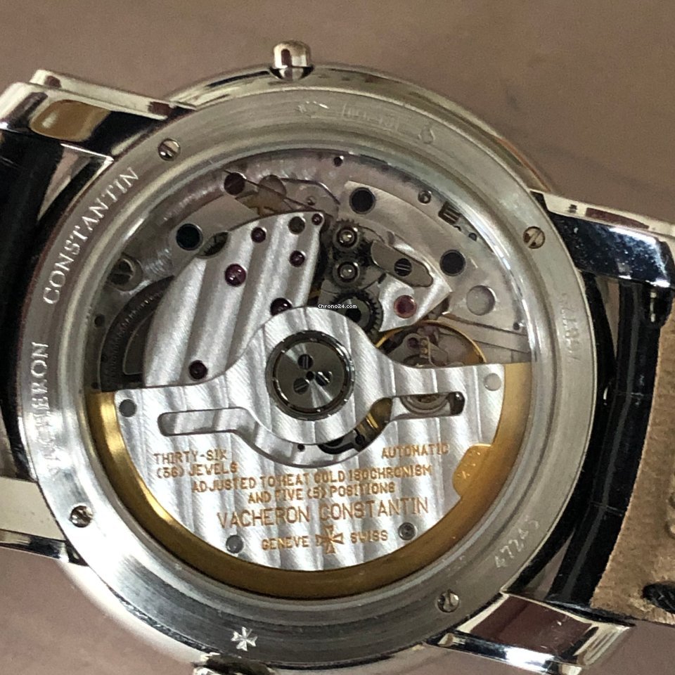 Vacheron Constantin Patrimony Mens watch Unisex Automatic Platinum 47247 000P 6