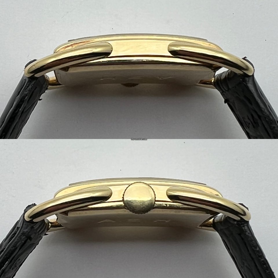Hamilton Mens watch Unisex Manual winding Yellow gold Bentley 6