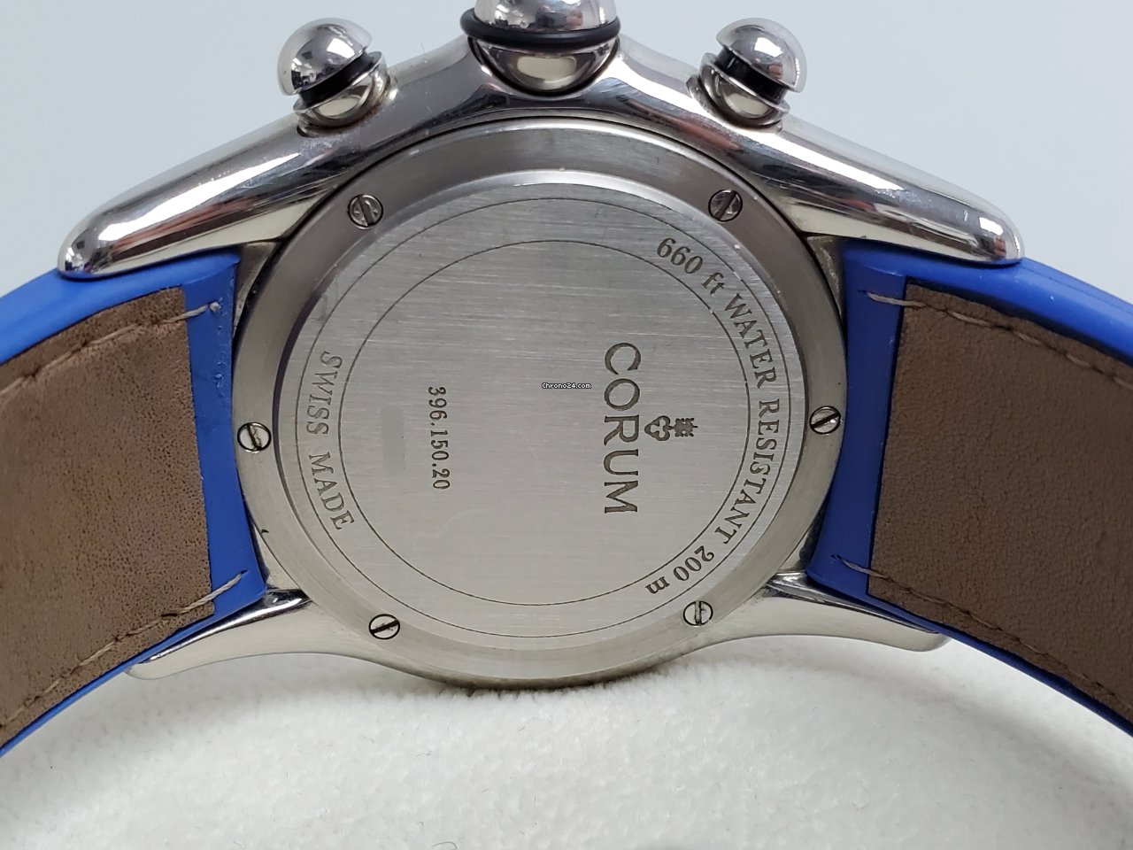 Corum Bubble Mens watch Unisex Quartz Steel 396.150.20 6