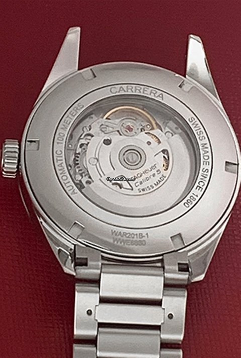 TAG Heuer Carrera Calibre 5 Mens watch Unisex Automatic Steel WAR201B.BA0723 6