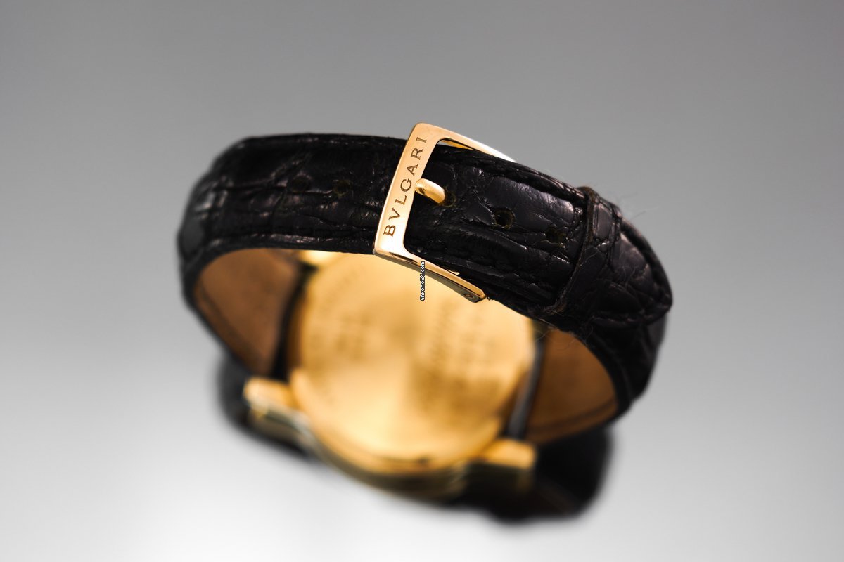 Bulgari Solotempo Mens watch Unisex Quartz Yellow gold ST35G 6