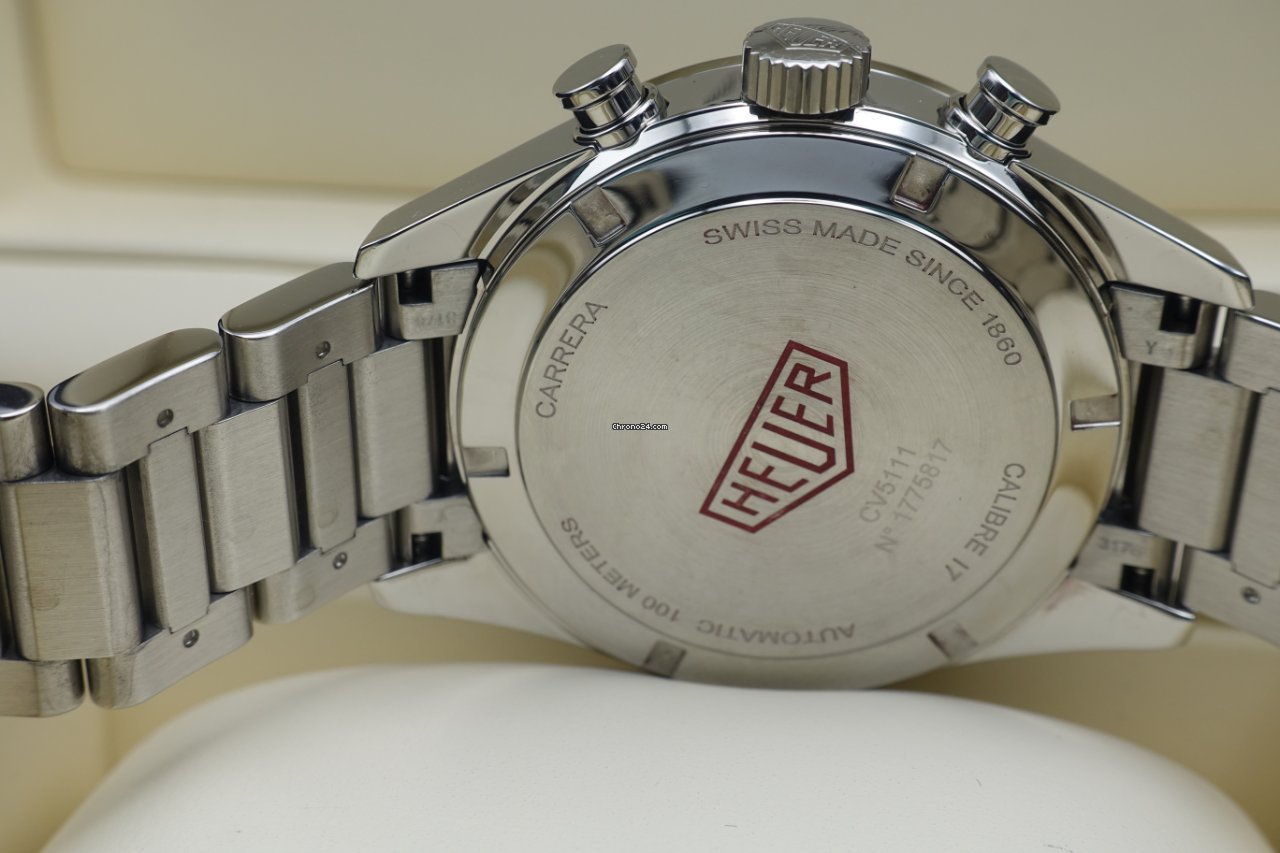 TAG Heuer Carrera Calibre 17 Mens watch Unisex Automatic Steel CV5111.FC6335 6