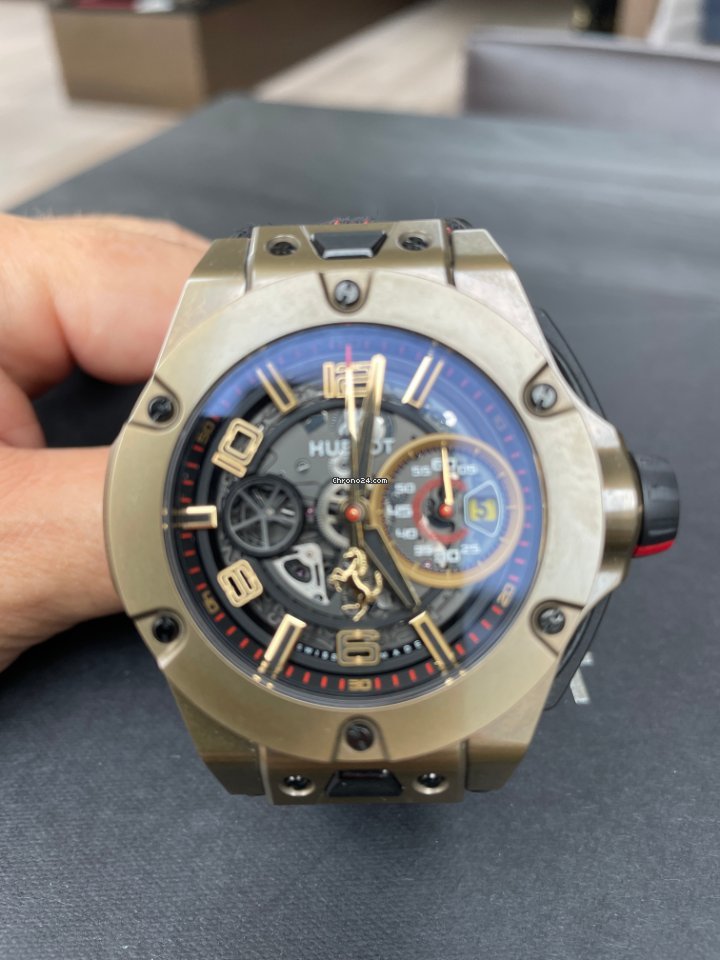 Hublot Big Bang Ferrari Mens watch Unisex Automatic Yellow gold 402.MX.0138.WR 6